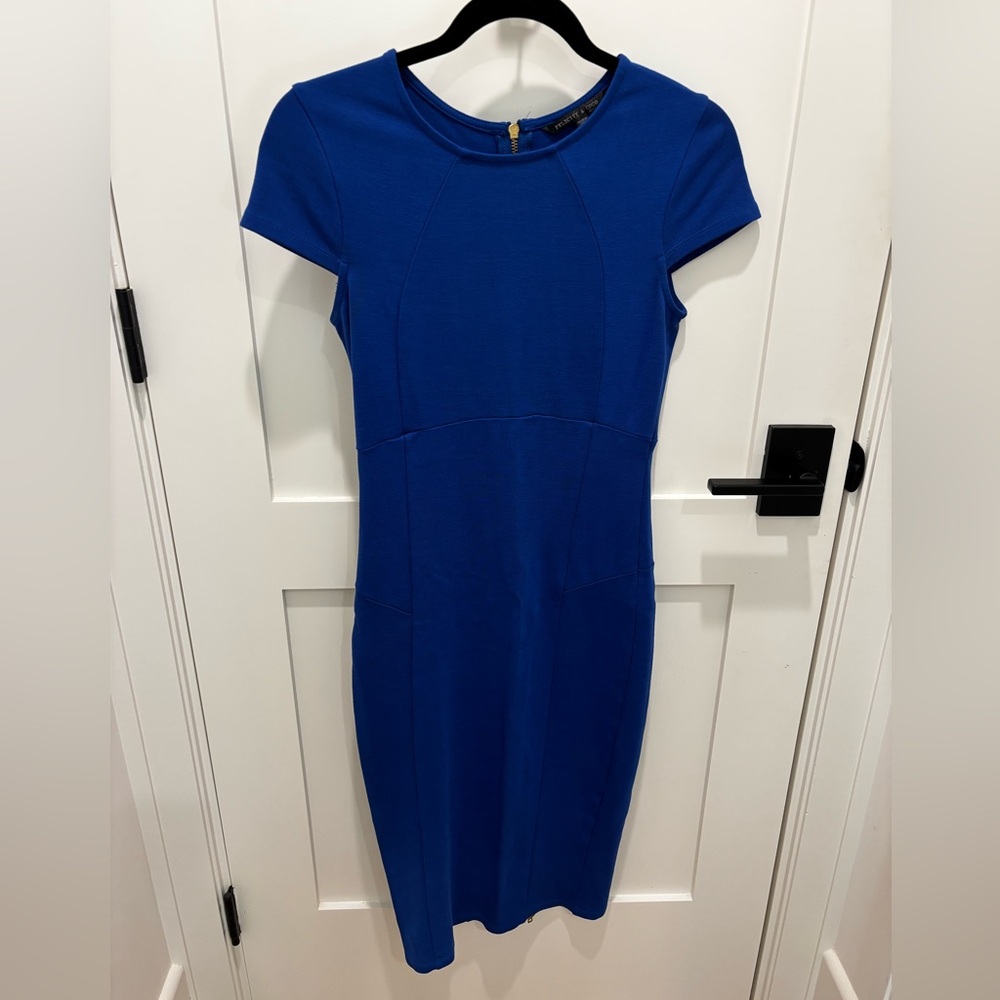 Felicity & Coco blue sheath dress
